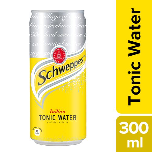 Schweppes Indian Tonic Water, 300 Ml Can - ANYFEAST