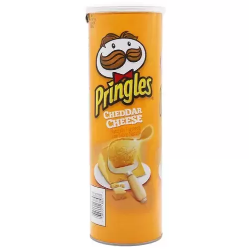 Pringles Potato Chips - Cheddar Cheese, 158 g - AnyFeast