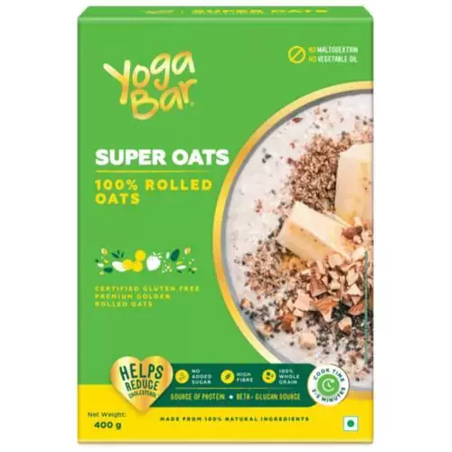 Yoga bar Super Oats - 100% Rolled Oats, 400 g - AnyFeast