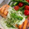 creamy pesto salmon