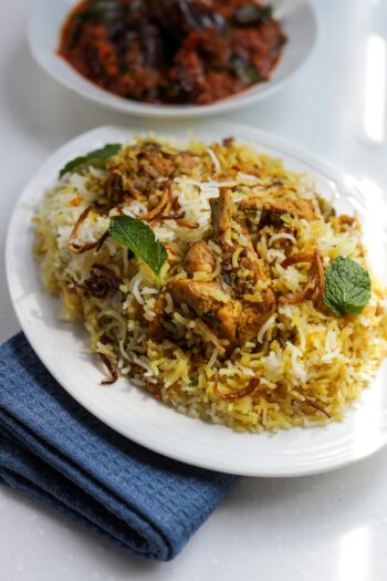 Garlic Chicken and Golden Rice