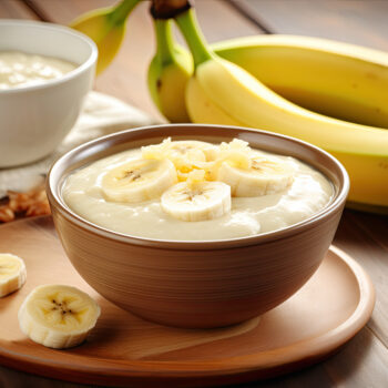 Pear Banana Yogurt Bowl