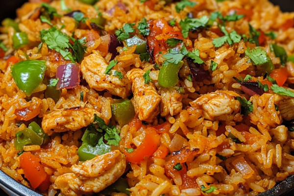 chicken fajita rice